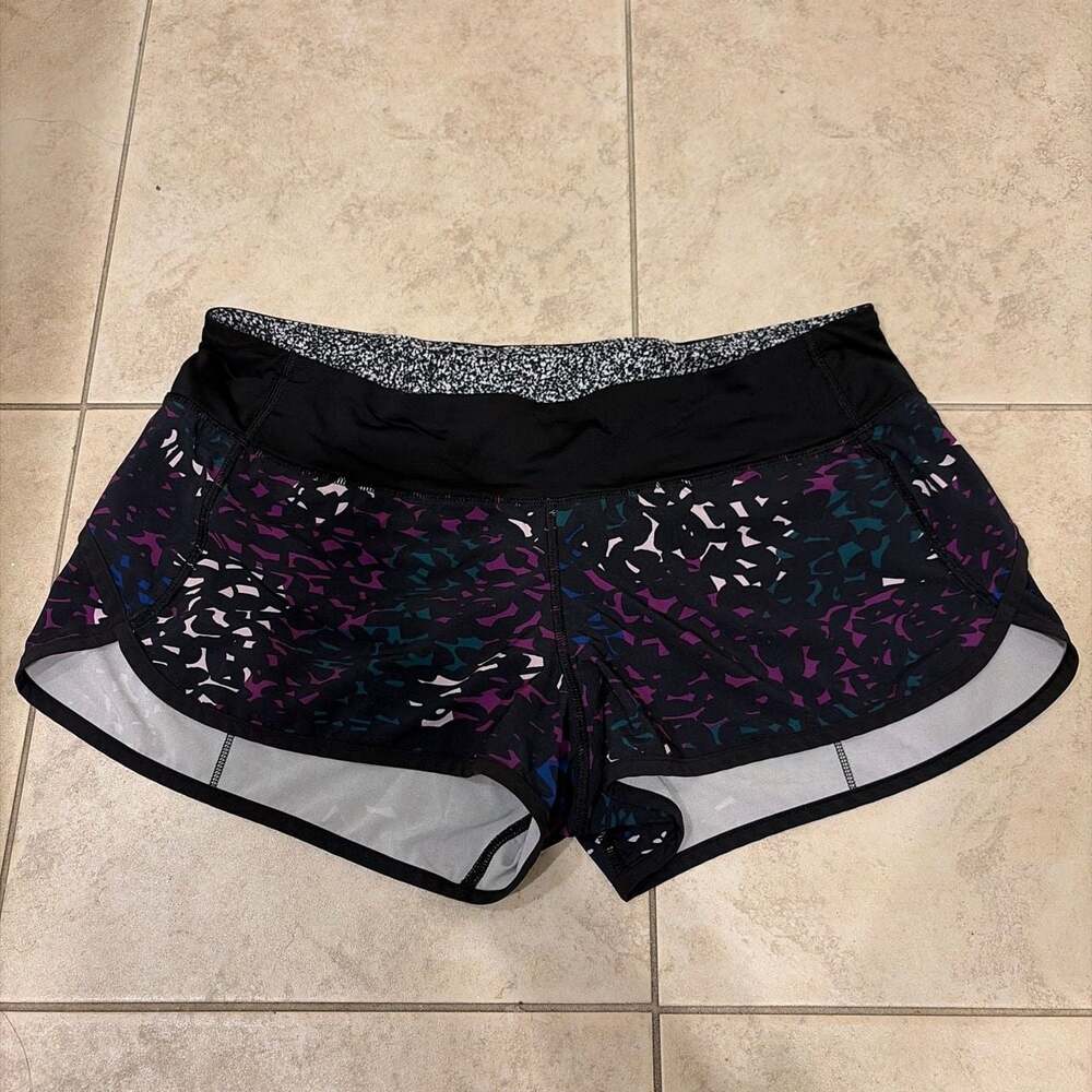 Lululemon Speed Short 4‎ inch Shadow Wrap Multi